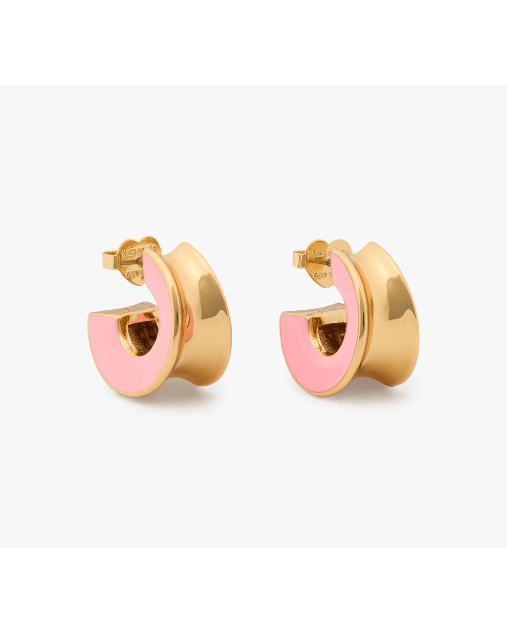 Kate Spade White Kate Spade Bold Small Hoop Earring