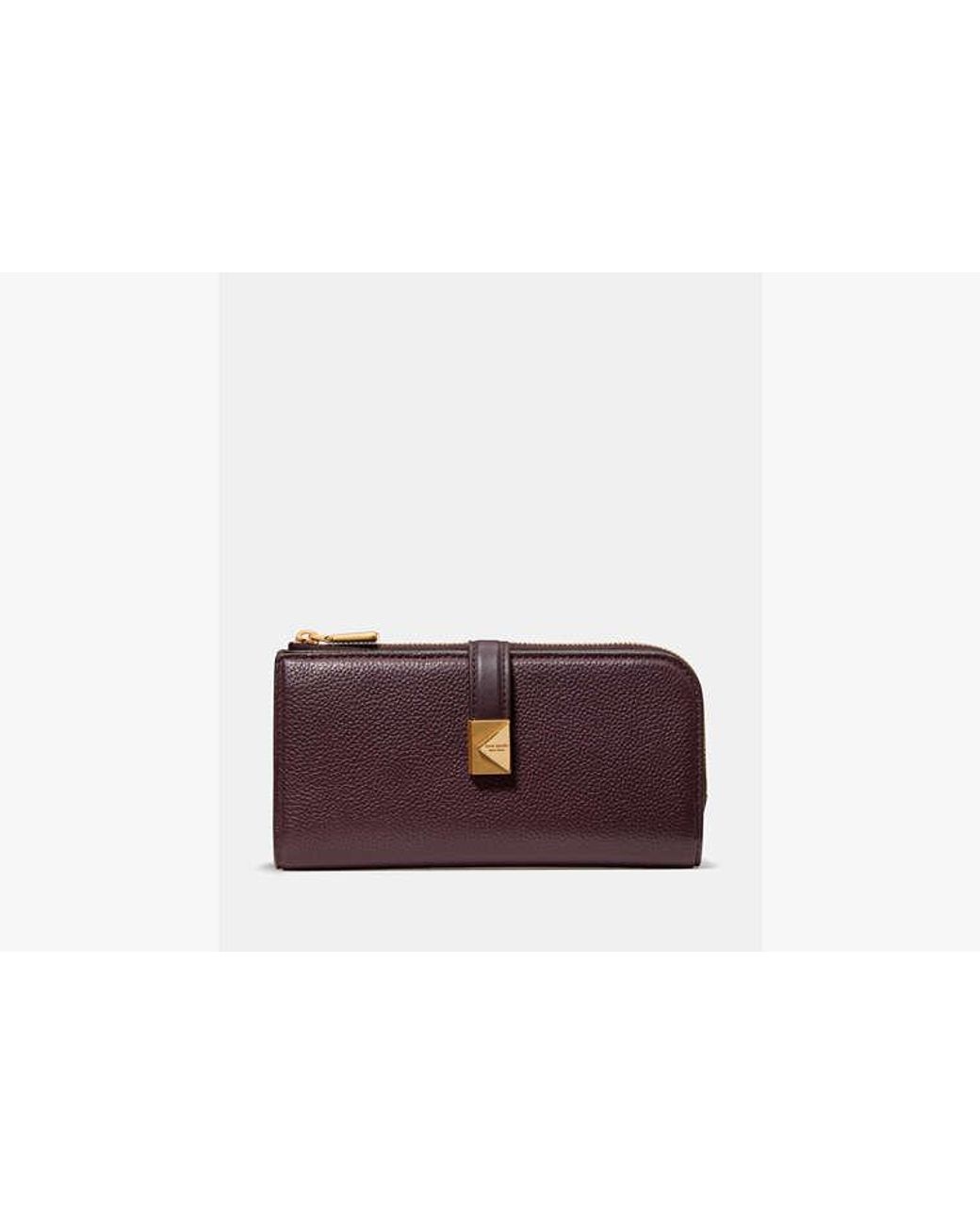 Kate Spade Purple Deco Zip Slim Wallet