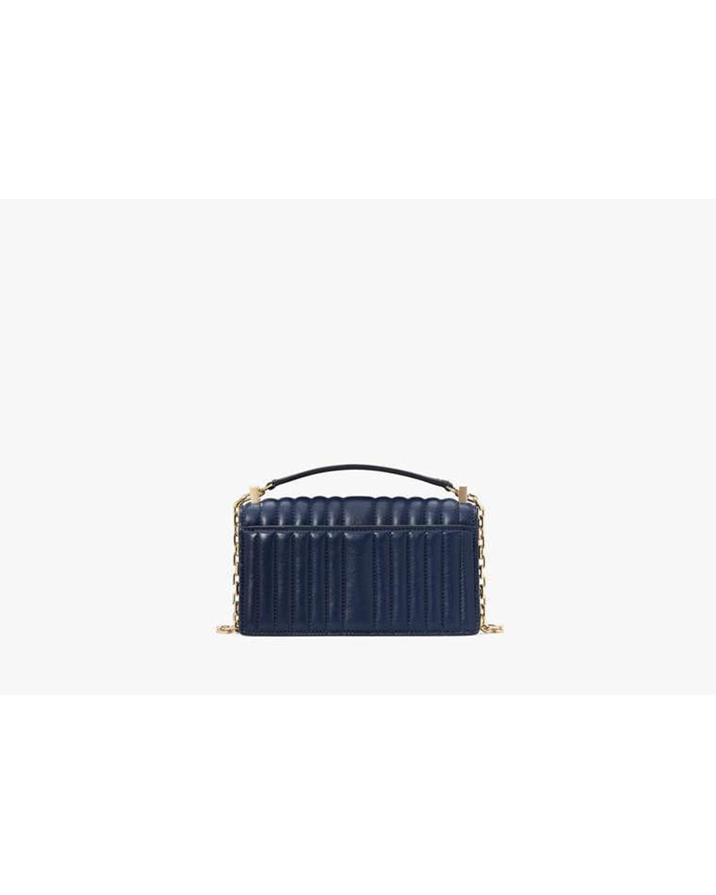 Kate Spade Blue Kate Spade Deco Quilted Mini Crossbody Bag