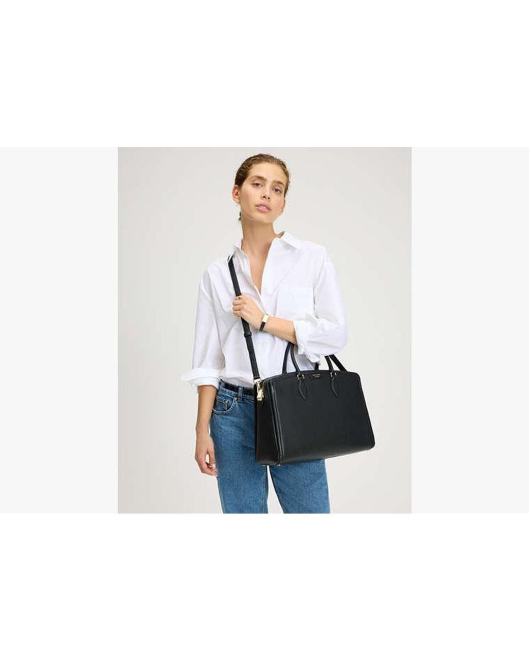 Kate Spade Black Kate Spade Hudson Commuter Laptop Bag