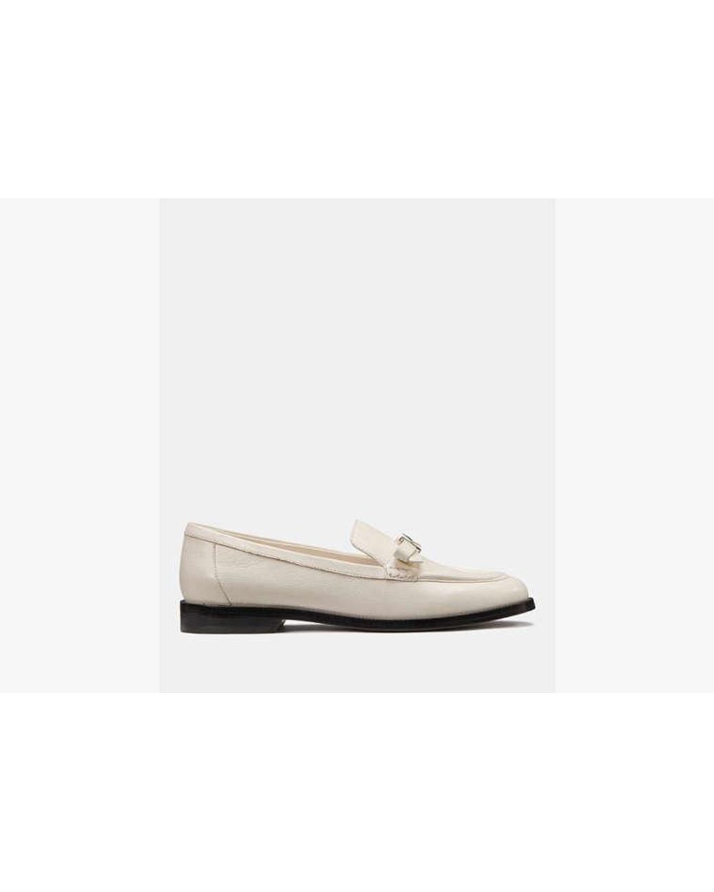 Kate Spade White Deco Bow Loafer