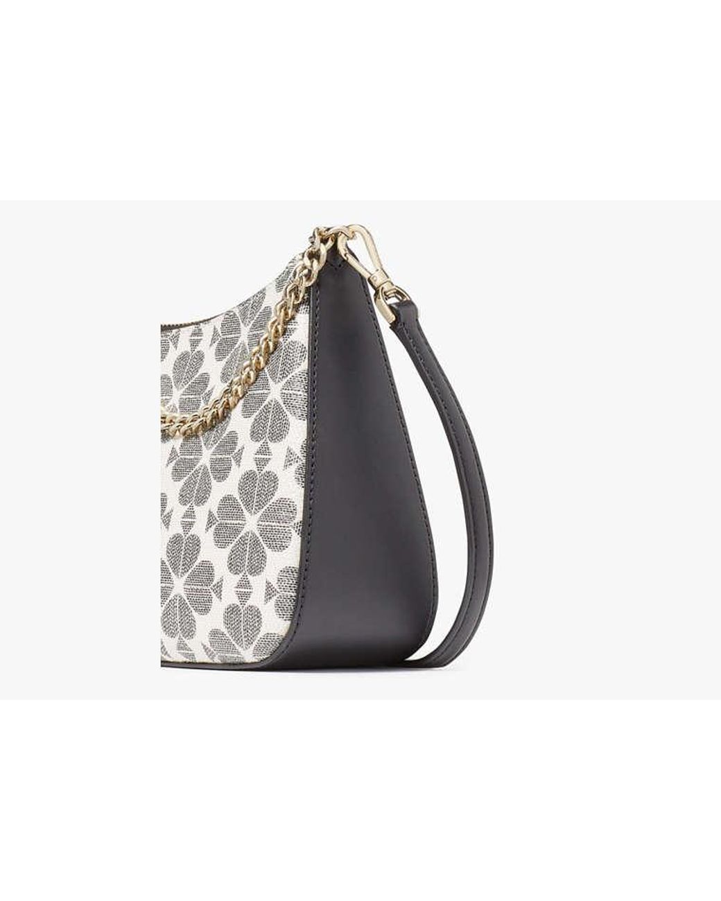 Kate Spade Gray Kate Spade Margot Spade Flower Medium Convertible Crossbody Bag
