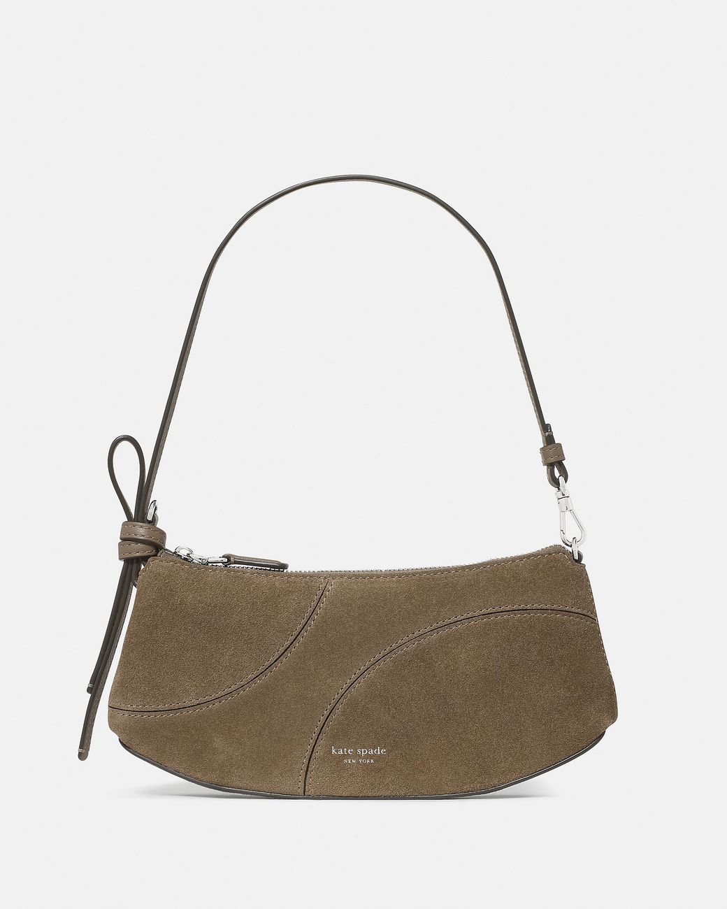 Kate Spade Gray Loop Dot Patchwork Mini Bag