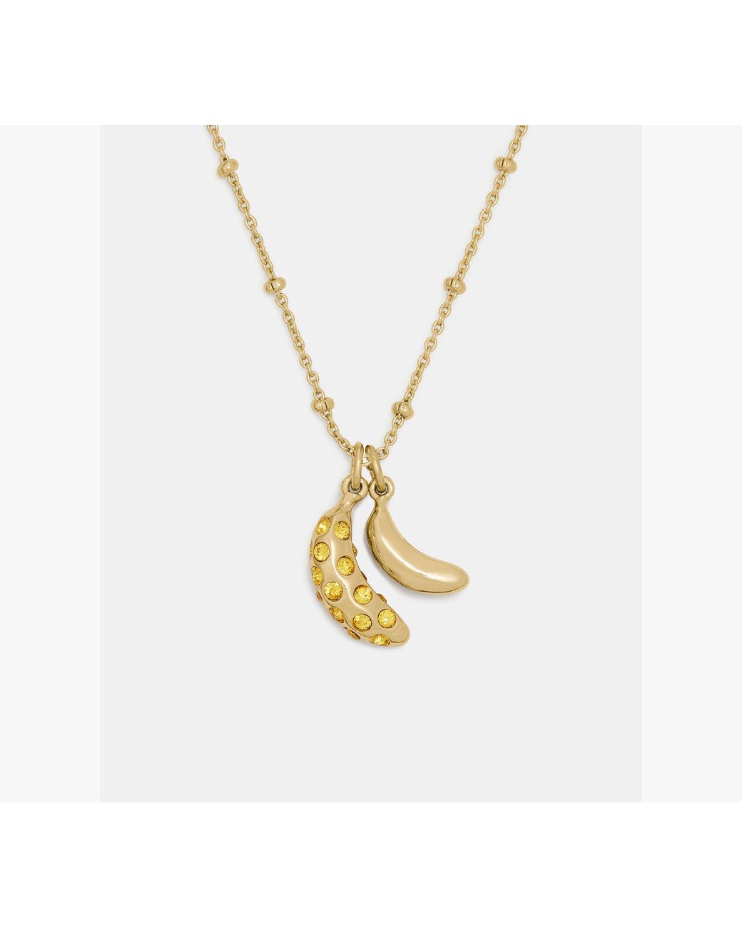 Kate Spade Metallic Summer Daze Banana Pendant