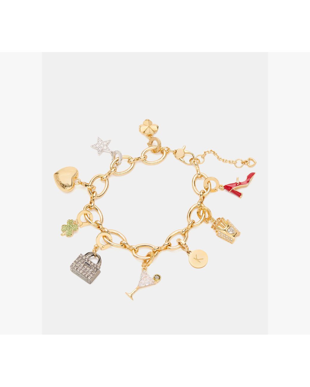 Kate Spade Metallic One In A Million Chain Charm Bracelet