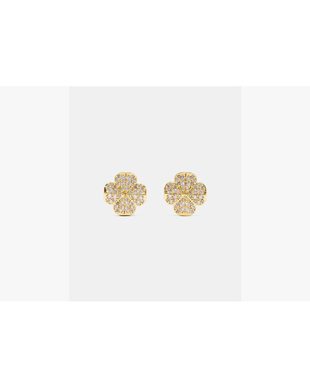 Kate Spade White Flower Pave Studs