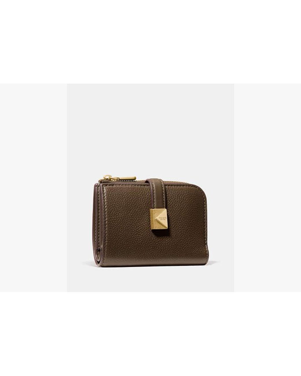 Kate Spade Brown Kate Spade Deco Small Compact Wallet