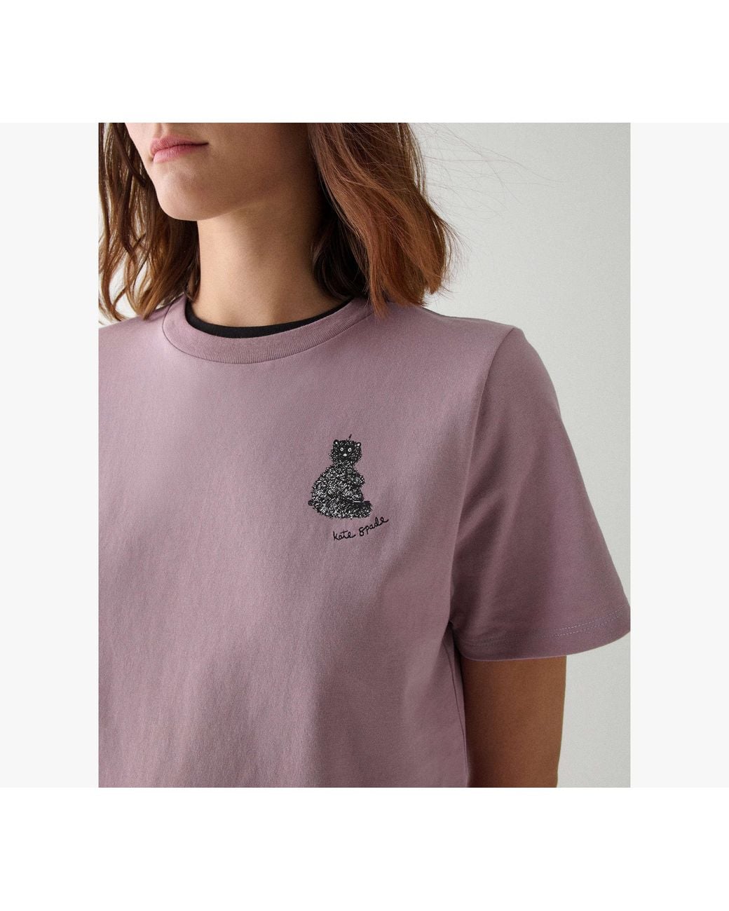 Kate Spade Purple Kate Spade Bear T-Shirt