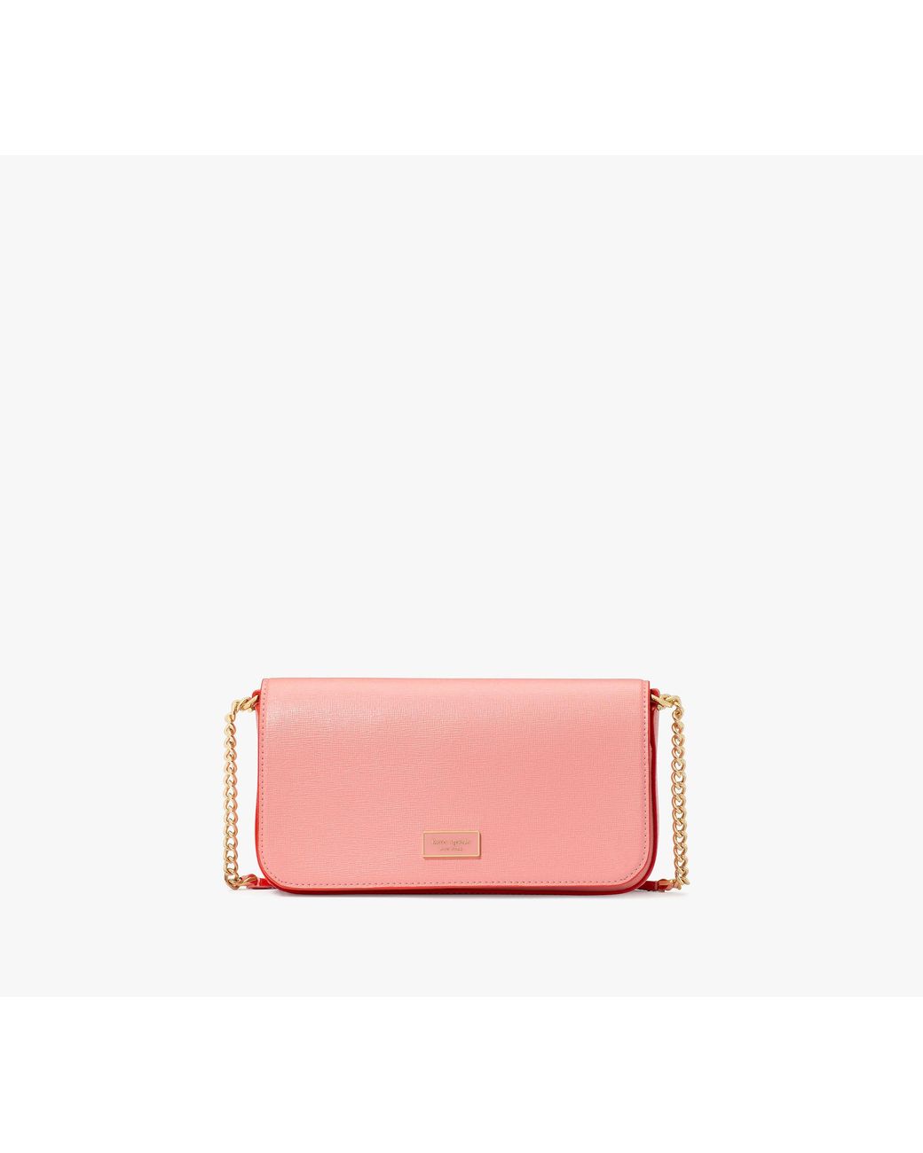Kate Spade Pink Serena Pop Trim Chain Wallet