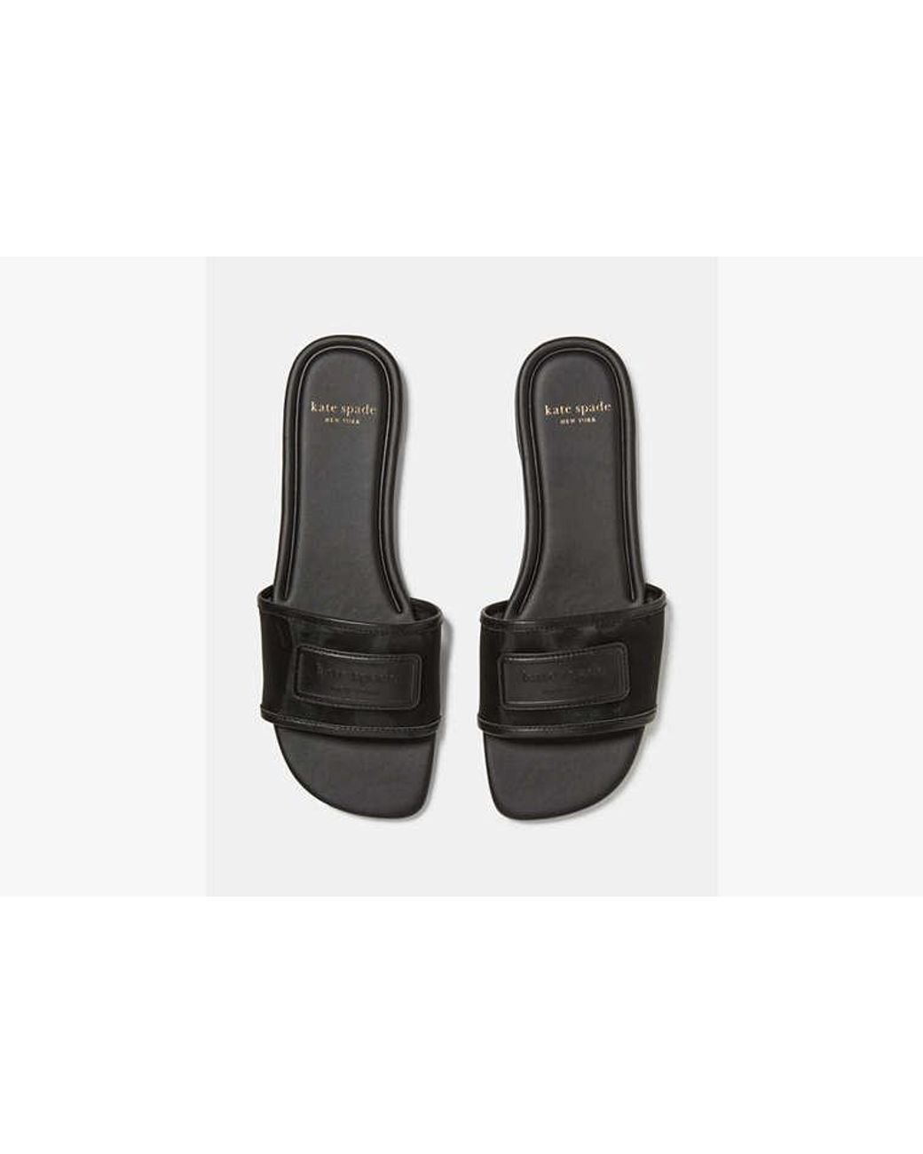 Kate Spade Black Breezy Slide Sandals