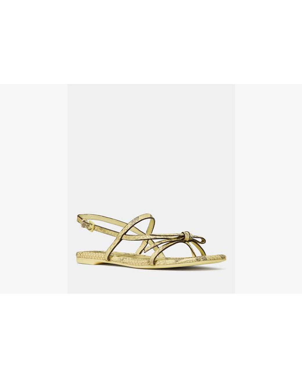 Kate Spade Metallic Kate Spade Loop Flat Sandal