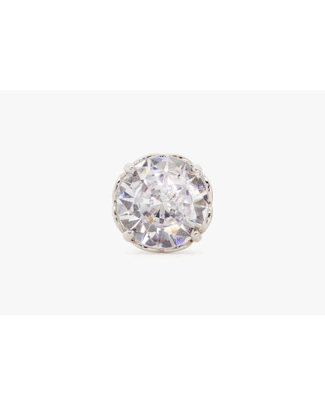 Kate Spade Pink Kate Spade That Sparkle Pavé Round Large Stud Earring