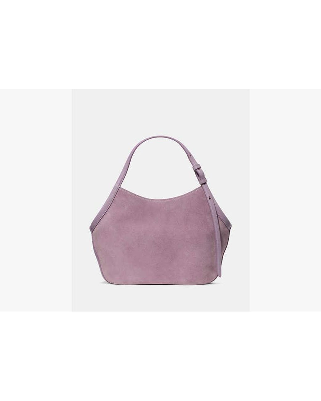Kate Spade Purple Deco Suede Small Tulip Tote Bag
