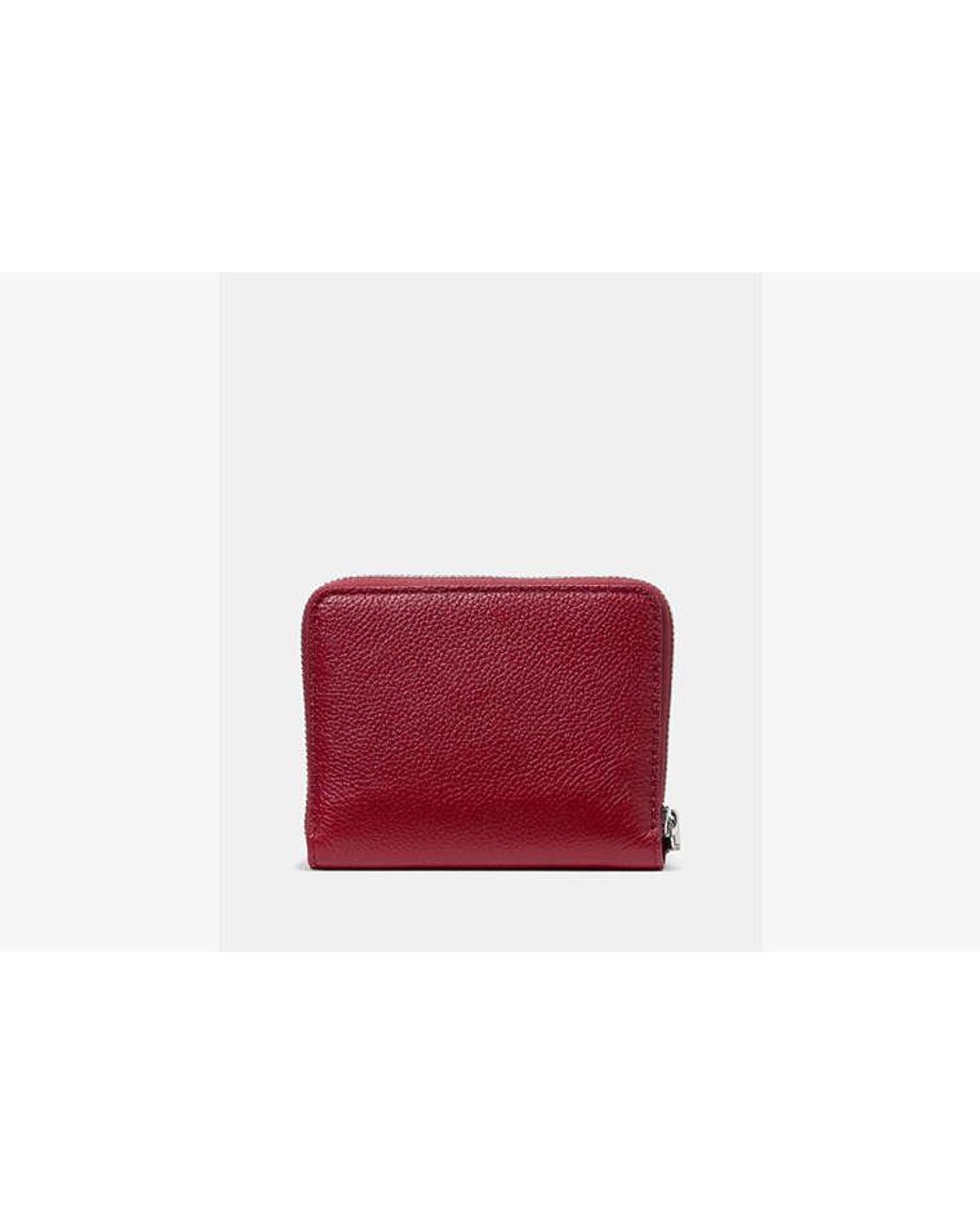 Kate Spade Red Loop Zip Around Wallet