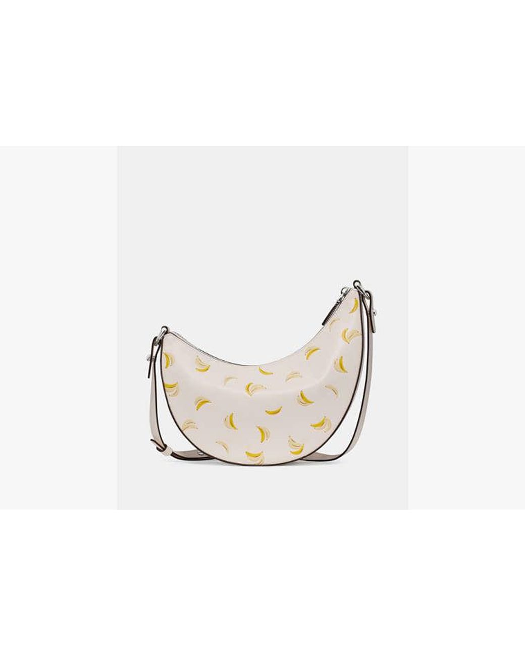 Kate Spade White Duo Banana Crossbody Bag