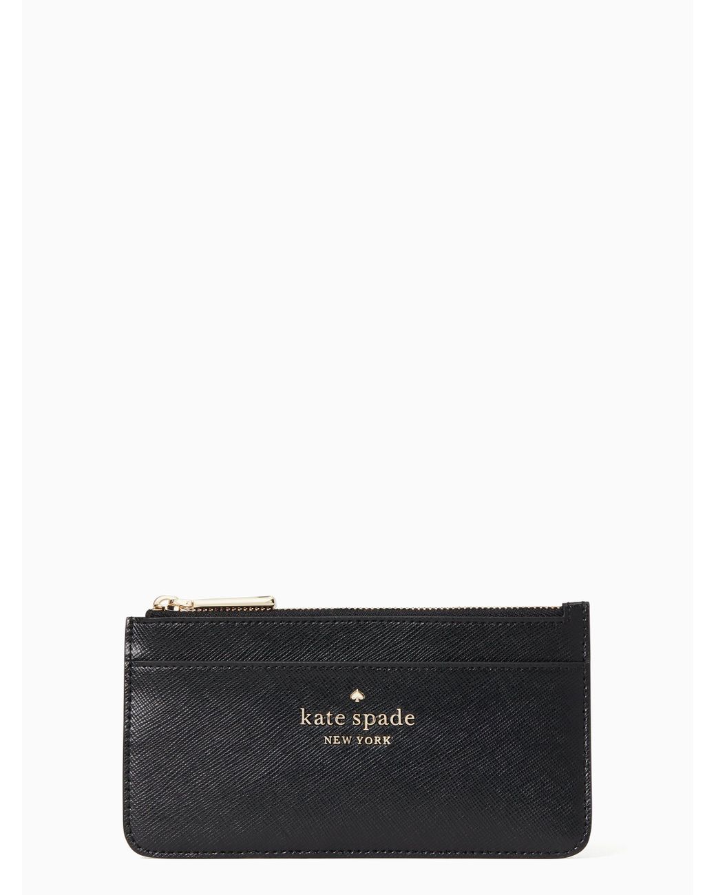 Kate Spade Staci Large Slim Card Holder in Black Lyst