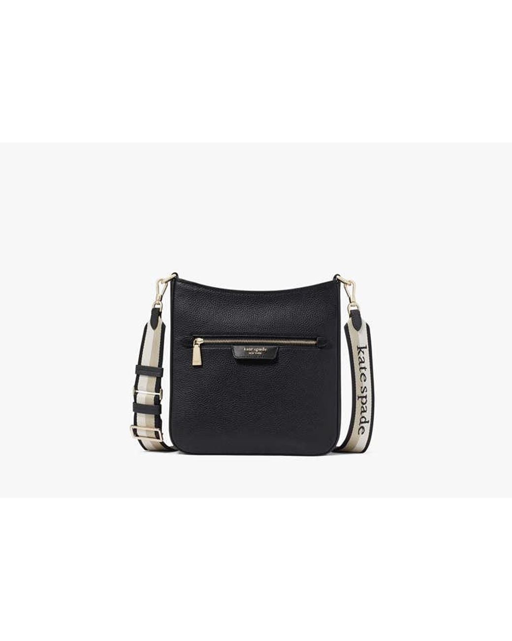 Kate Spade Black Kate Spade Hudson Messenger Crossbody Bag