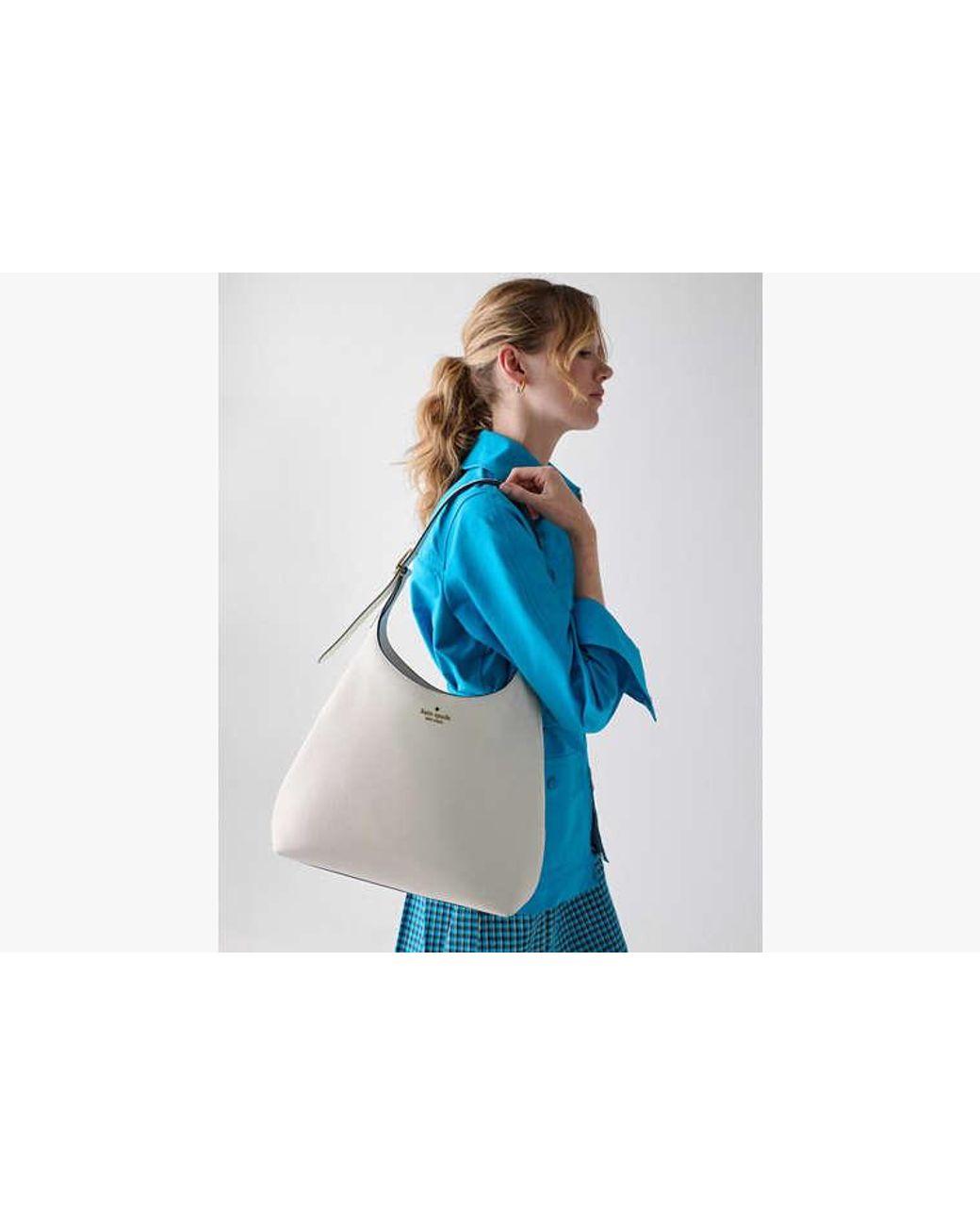 Kate Spade White Kate Spade 454 Large Shoulder Bag