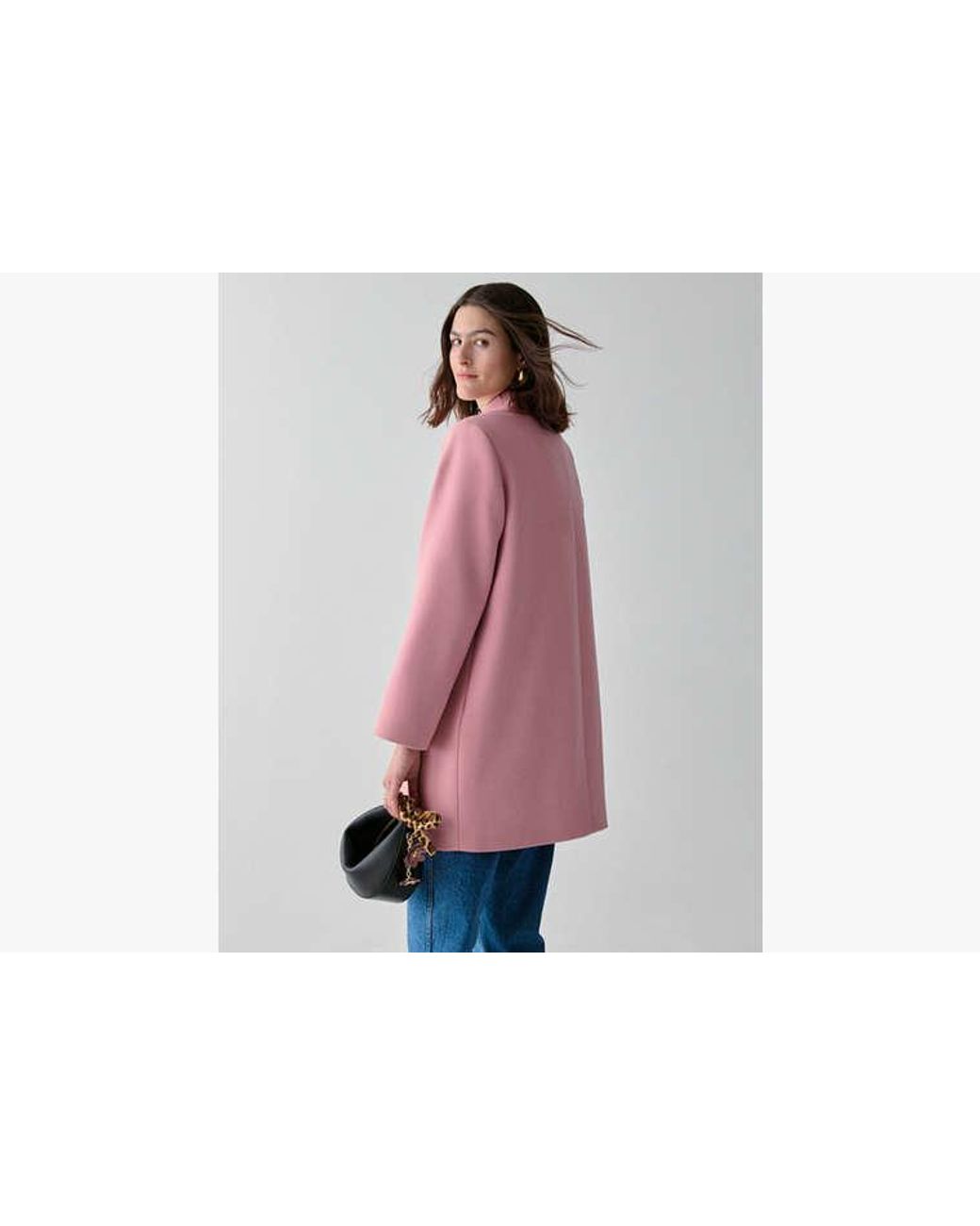 Kate Spade Pink Double Breasted Coat