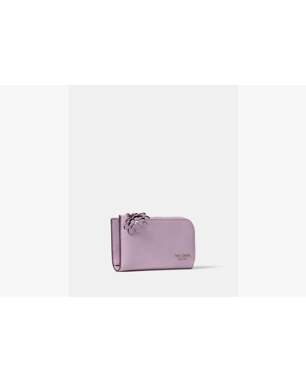 Kate Spade Purple Devin Smooth Small Bifold Wallet