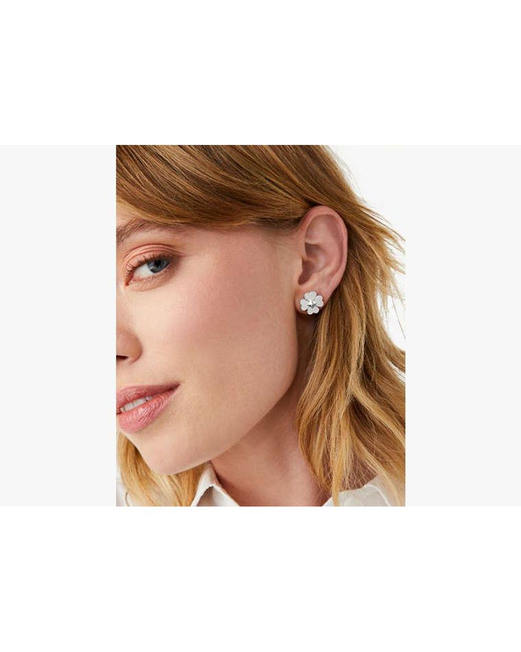 Kate Spade White Kate Spade Spades & Studs Nieten Für Frauen