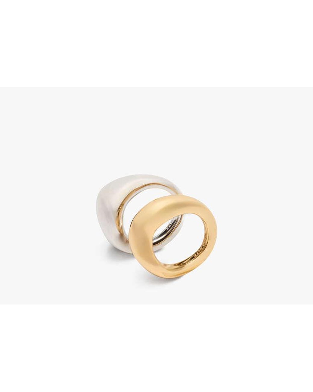 Kate Spade Metallic Kate Spade Molten Stacking Rings