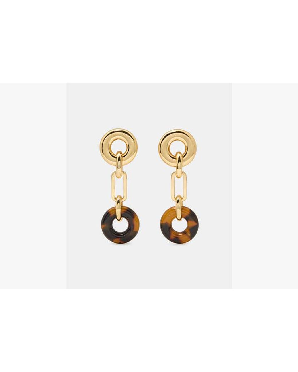Kate Spade Metallic Interlock Linear Earrings