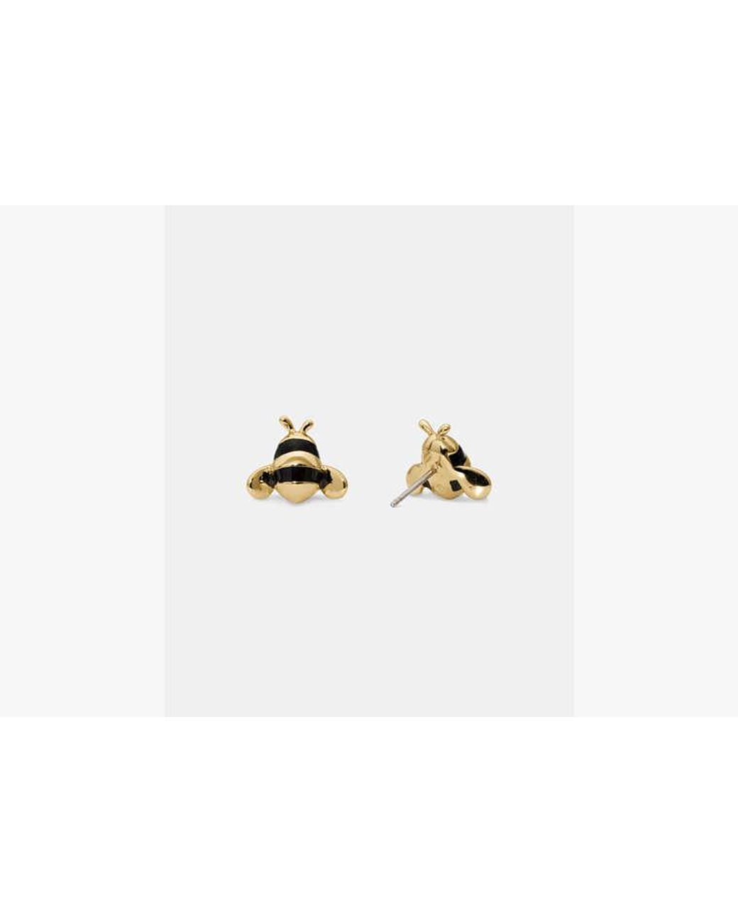 Kate Spade White Summer Daze Bee Studs