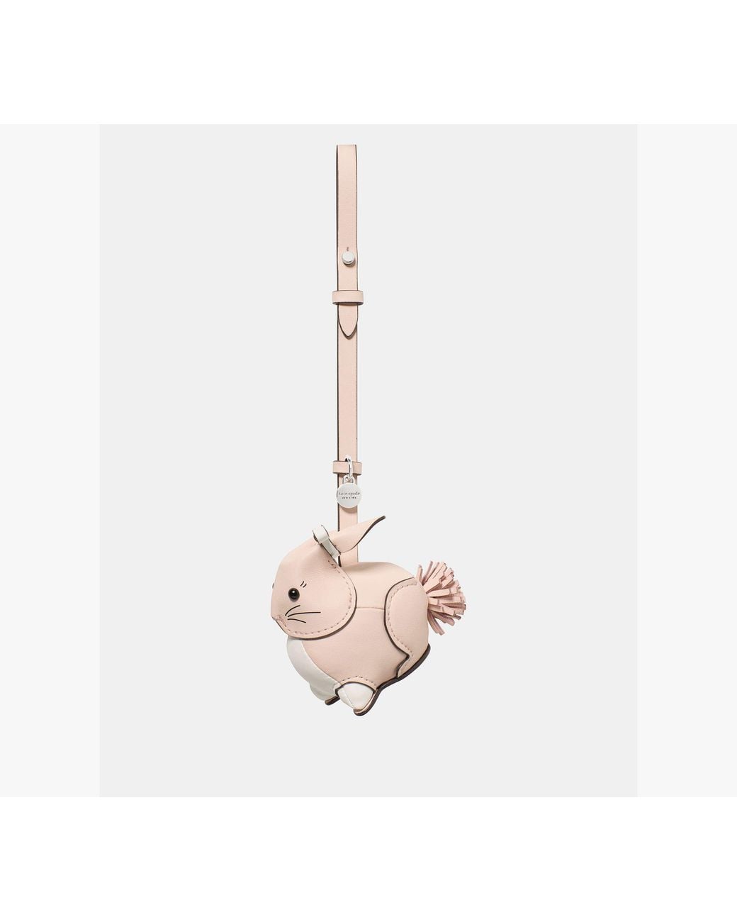 Kate Spade White Charmed Pippa Rabbit Bag Charm