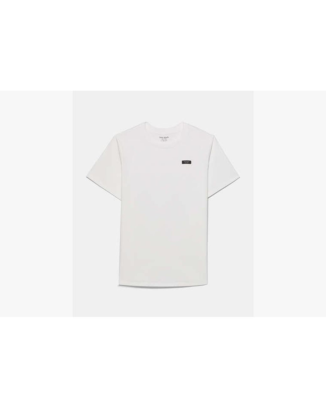 Kate Spade White Essential Logo Tee