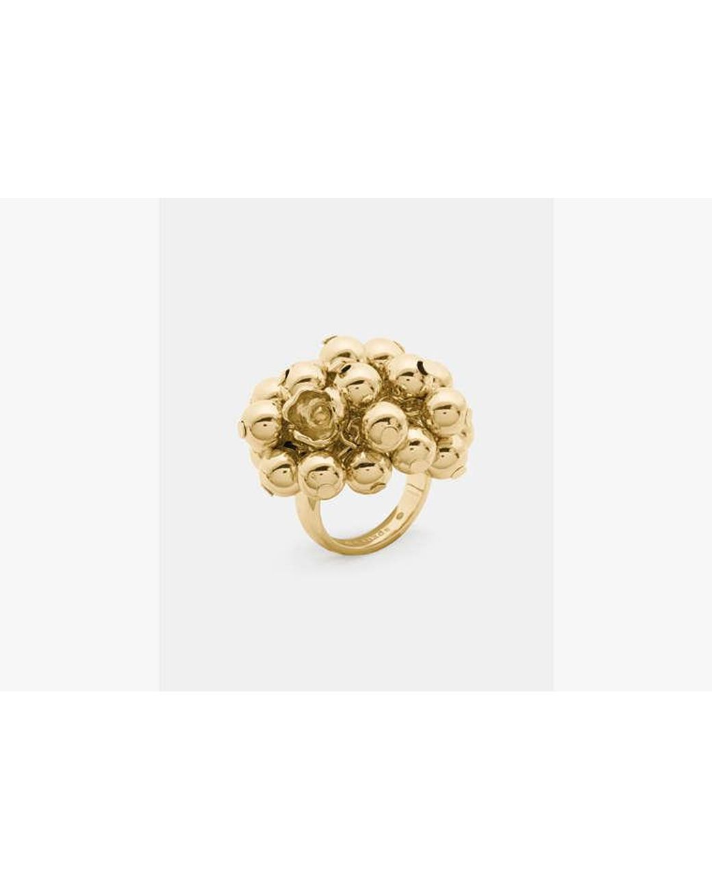 Kate Spade Metallic Golden Bloom Statement Ring