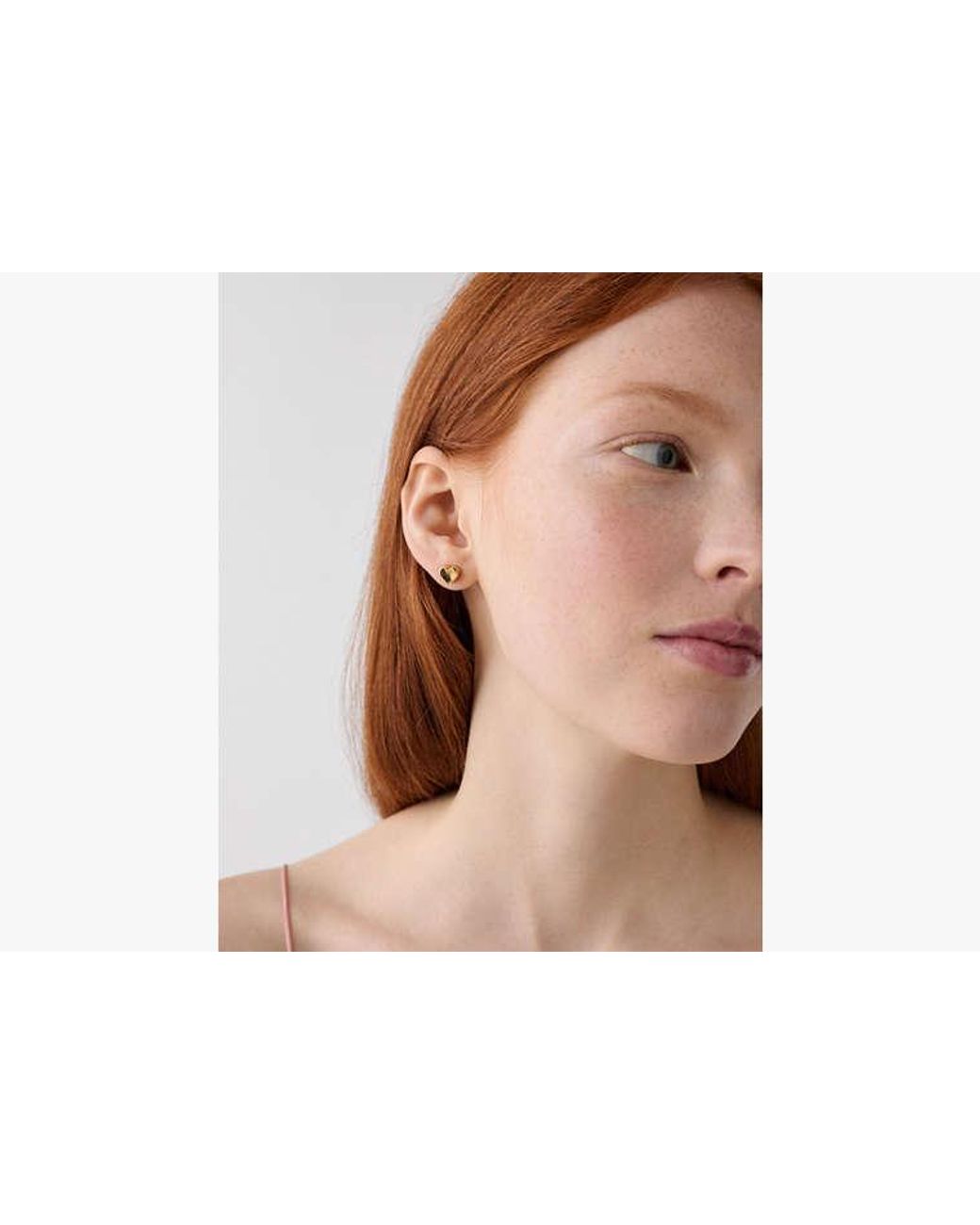 Kate Spade White Geo Pop Front Back Studs