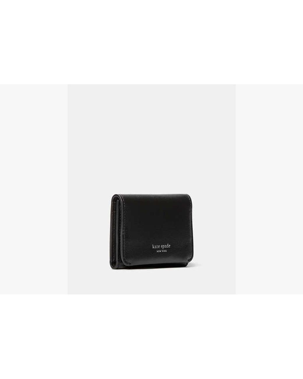 Kate Spade Black Kate Spade Halo Card Case Trifold Wallet