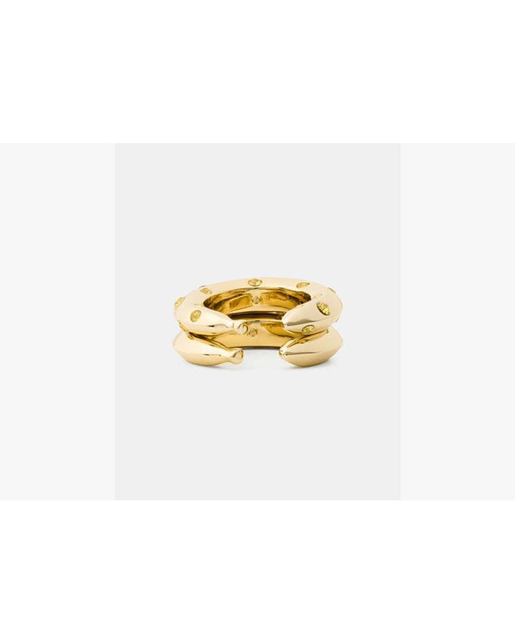 Kate Spade Metallic Kate Spade Summer Daze Banana Stacked Rings