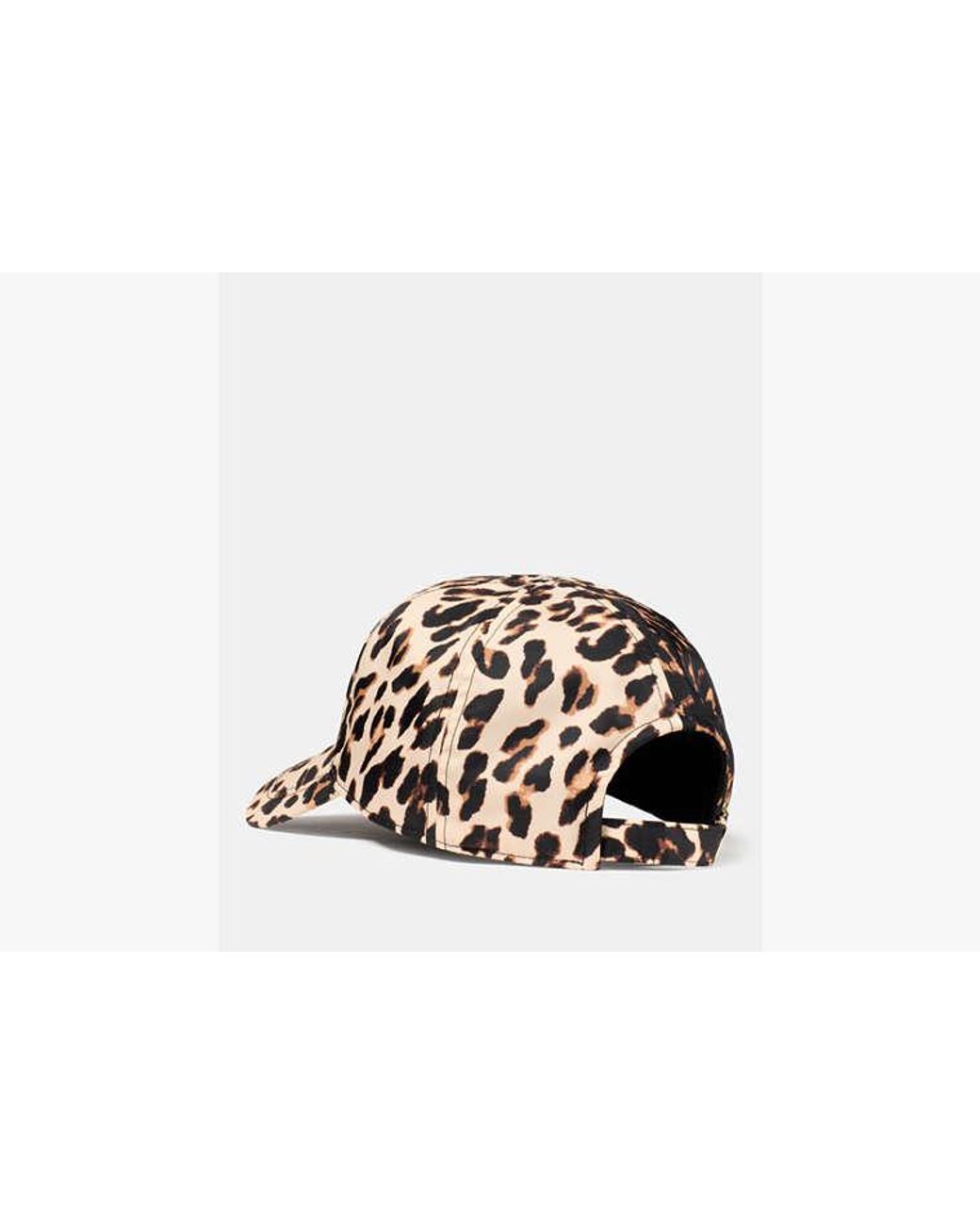 Kate Spade White Downtown Leopard Nylon Hat