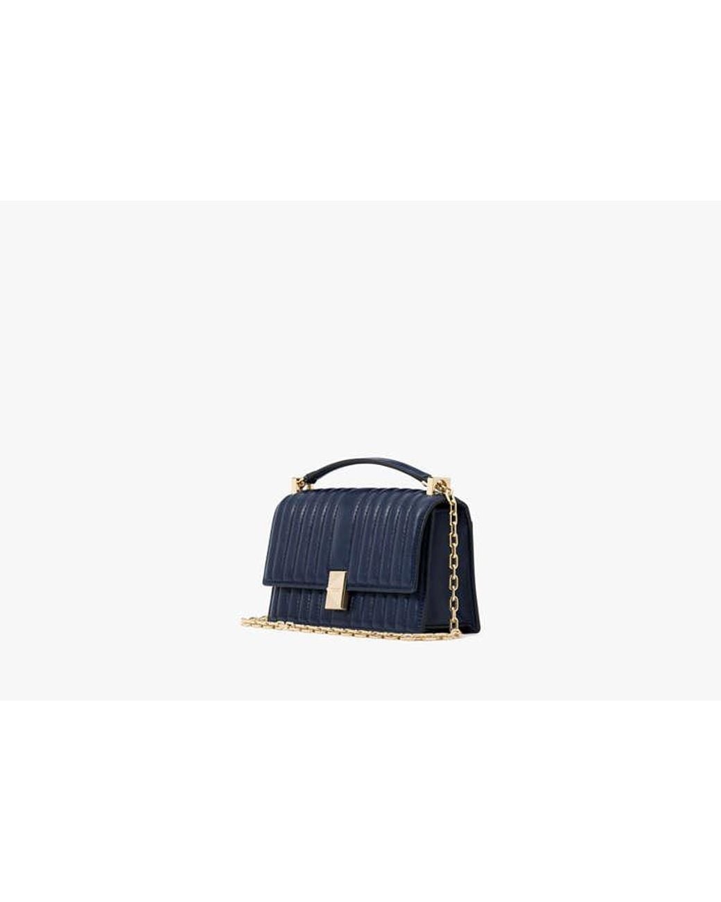 Kate Spade Blue Kate Spade Deco Quilted Mini Crossbody Bag