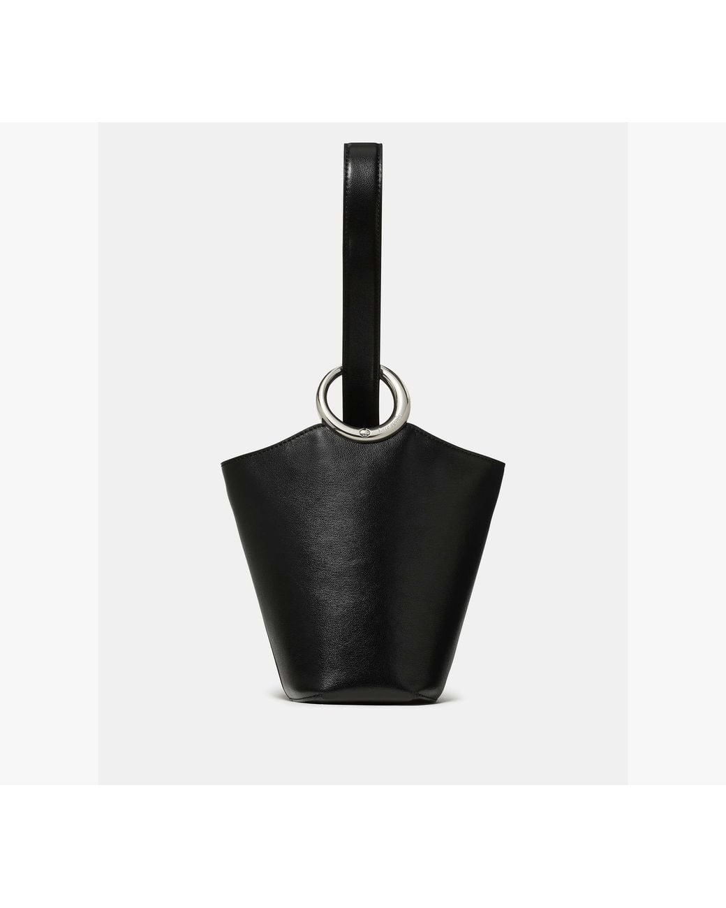 Kate Spade Black Kate Spade Halo Mini Leather Bucket Bag