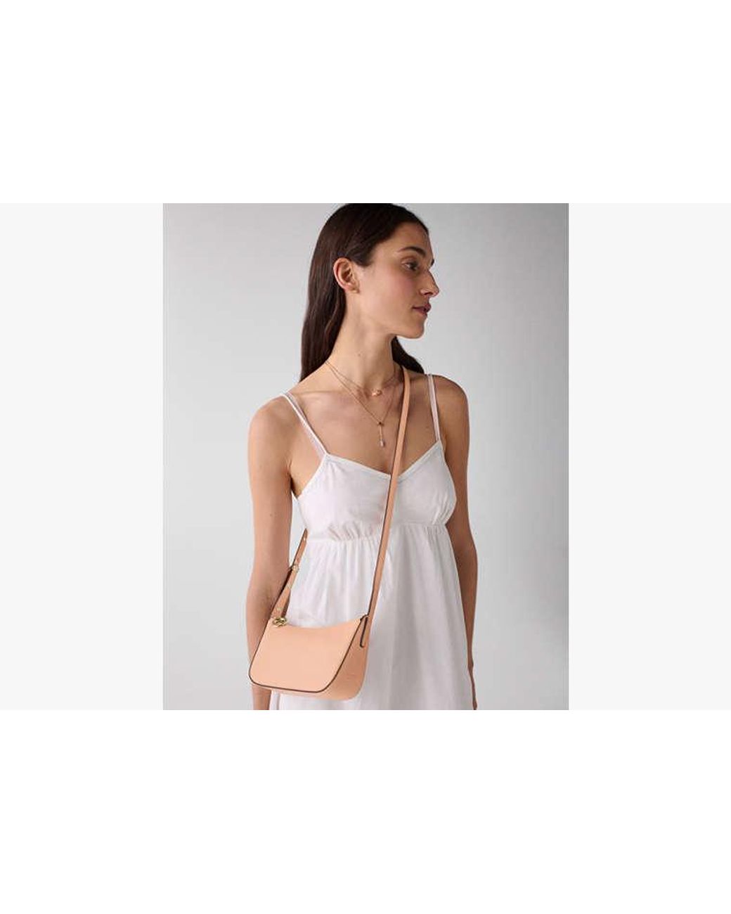 Kate Spade Natural Kate Spade Halo Suede Crossbody Bag