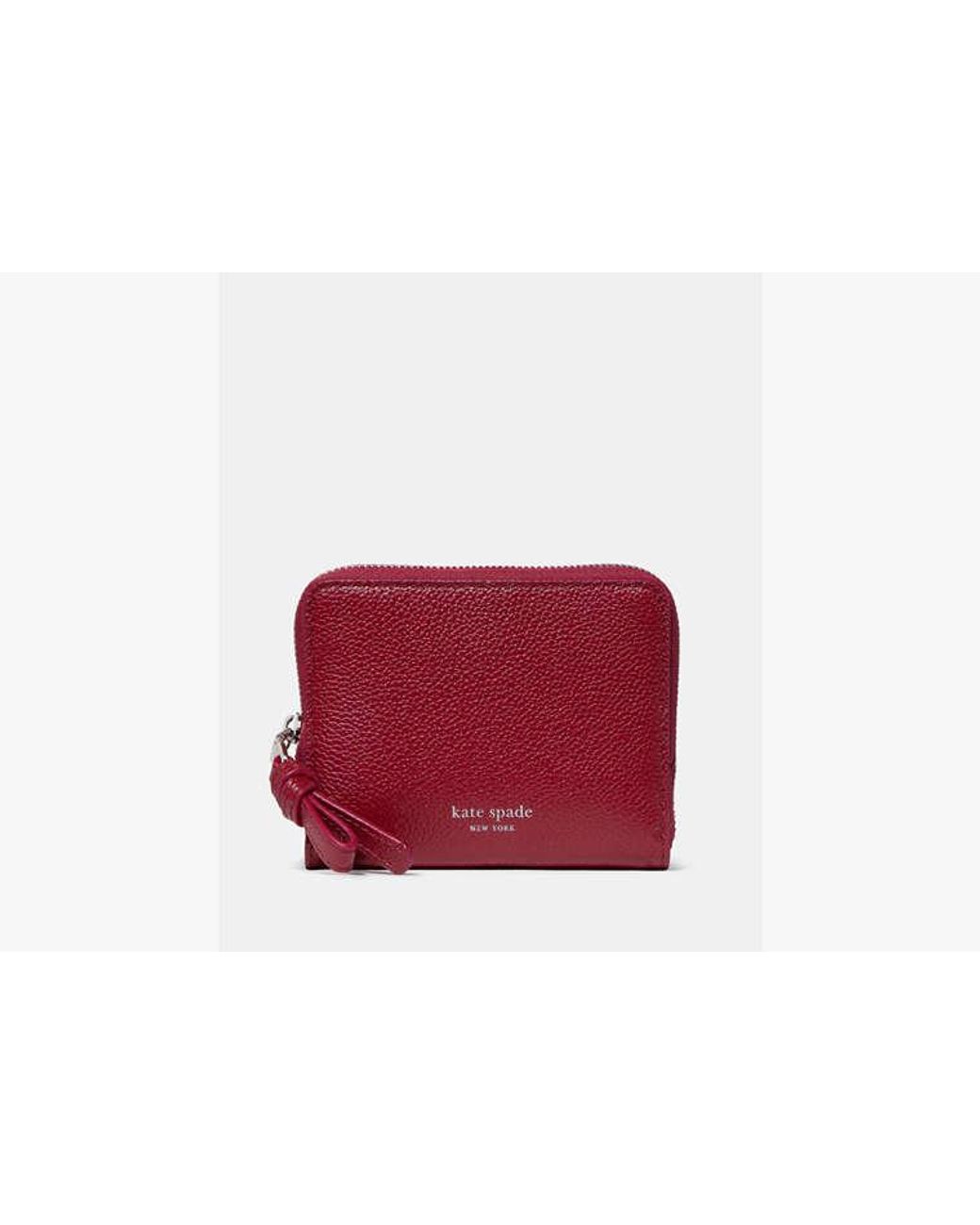 Kate Spade Red Loop Zip Around Wallet