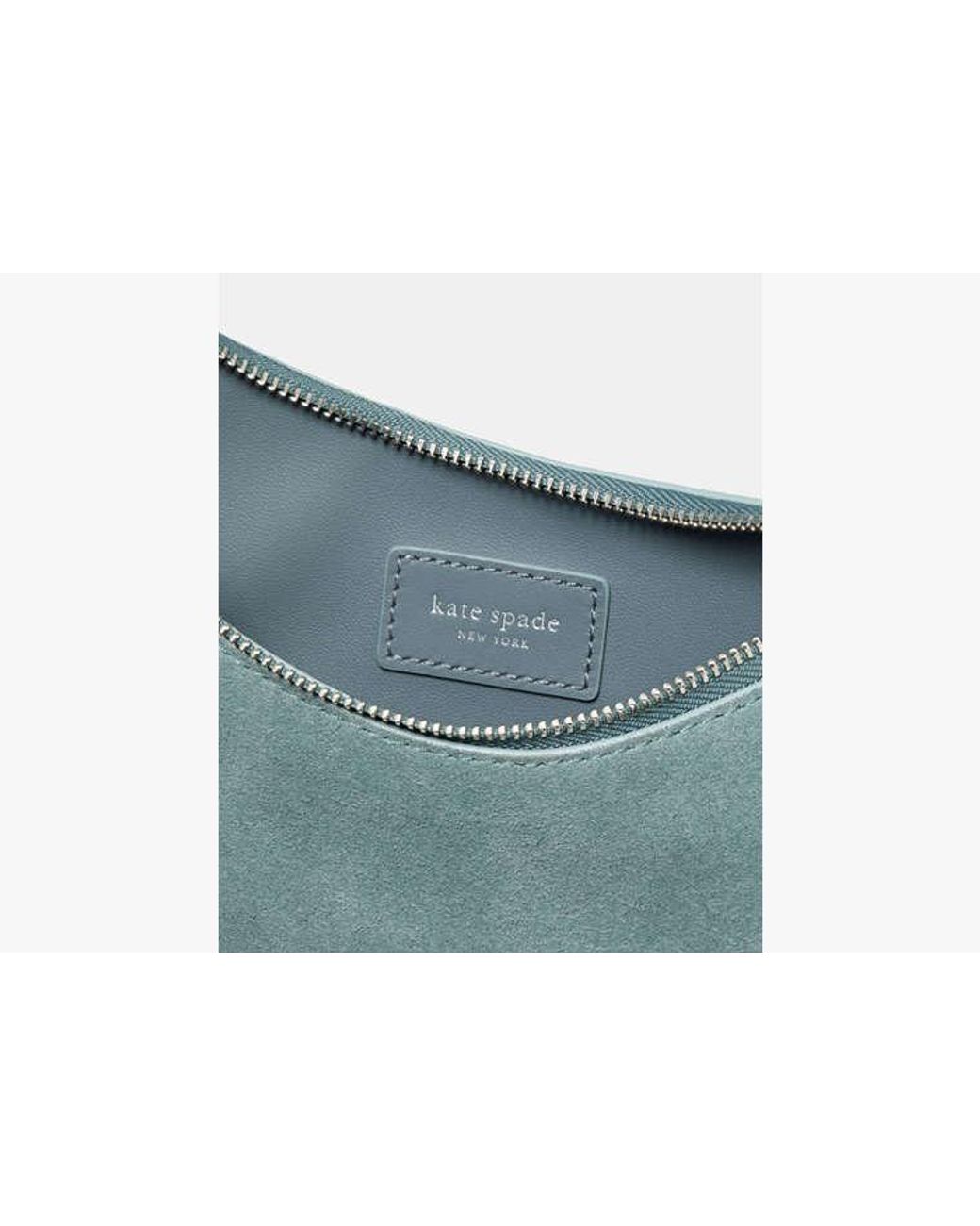 Kate Spade Blue Kate Spade Duo Suede Mini Shoulder Bag