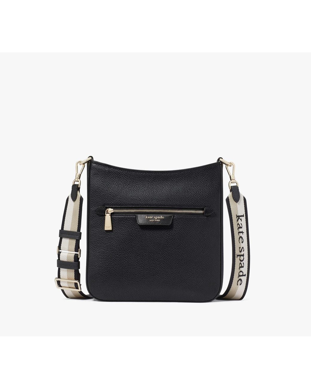 Kate Spade Black Kate Spade Hudson Messenger Crossbody Bag