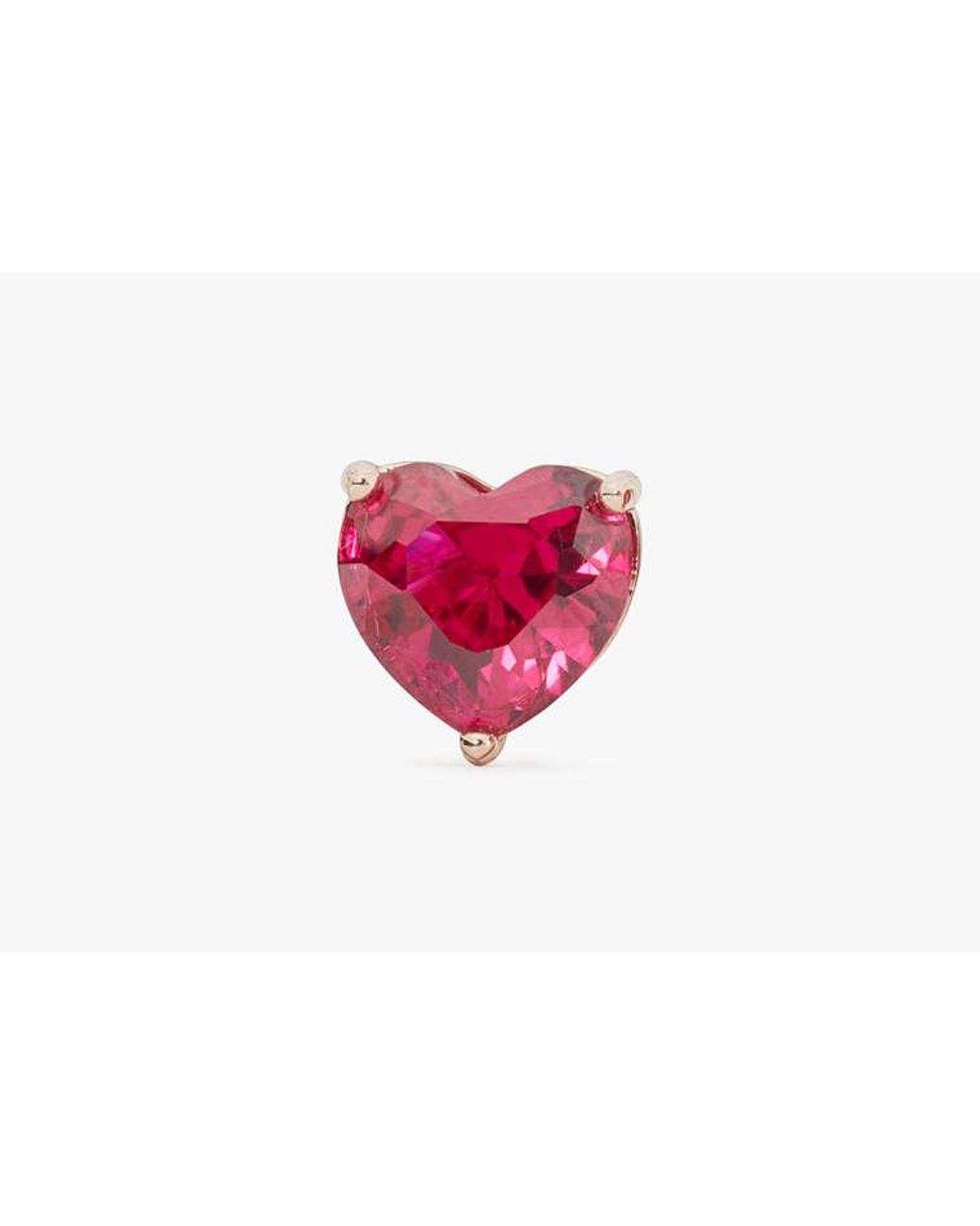 Kate Spade Pink Kate Spade My Love Heart Stud Earring