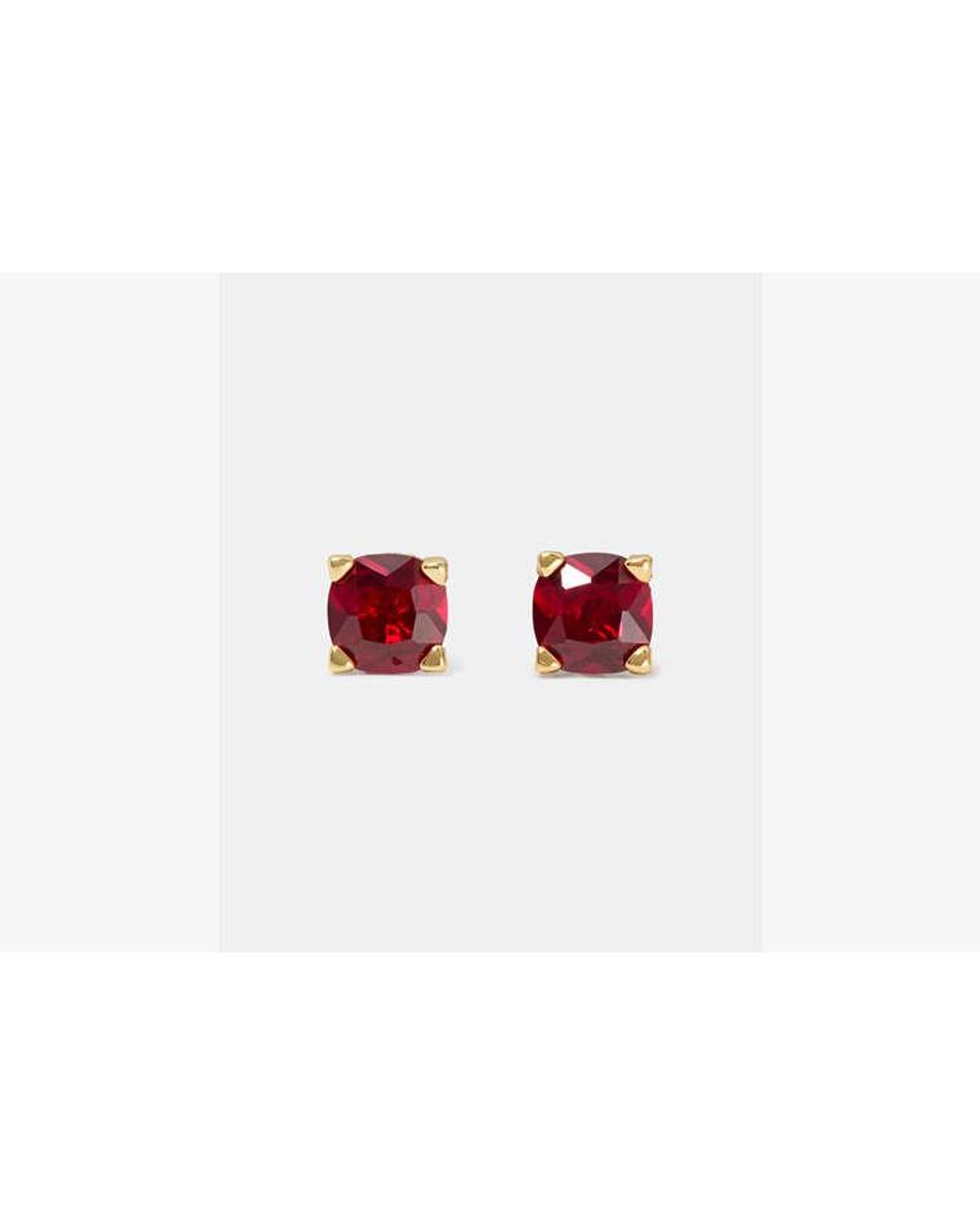 Kate Spade Red Little Luxuries Square Studs