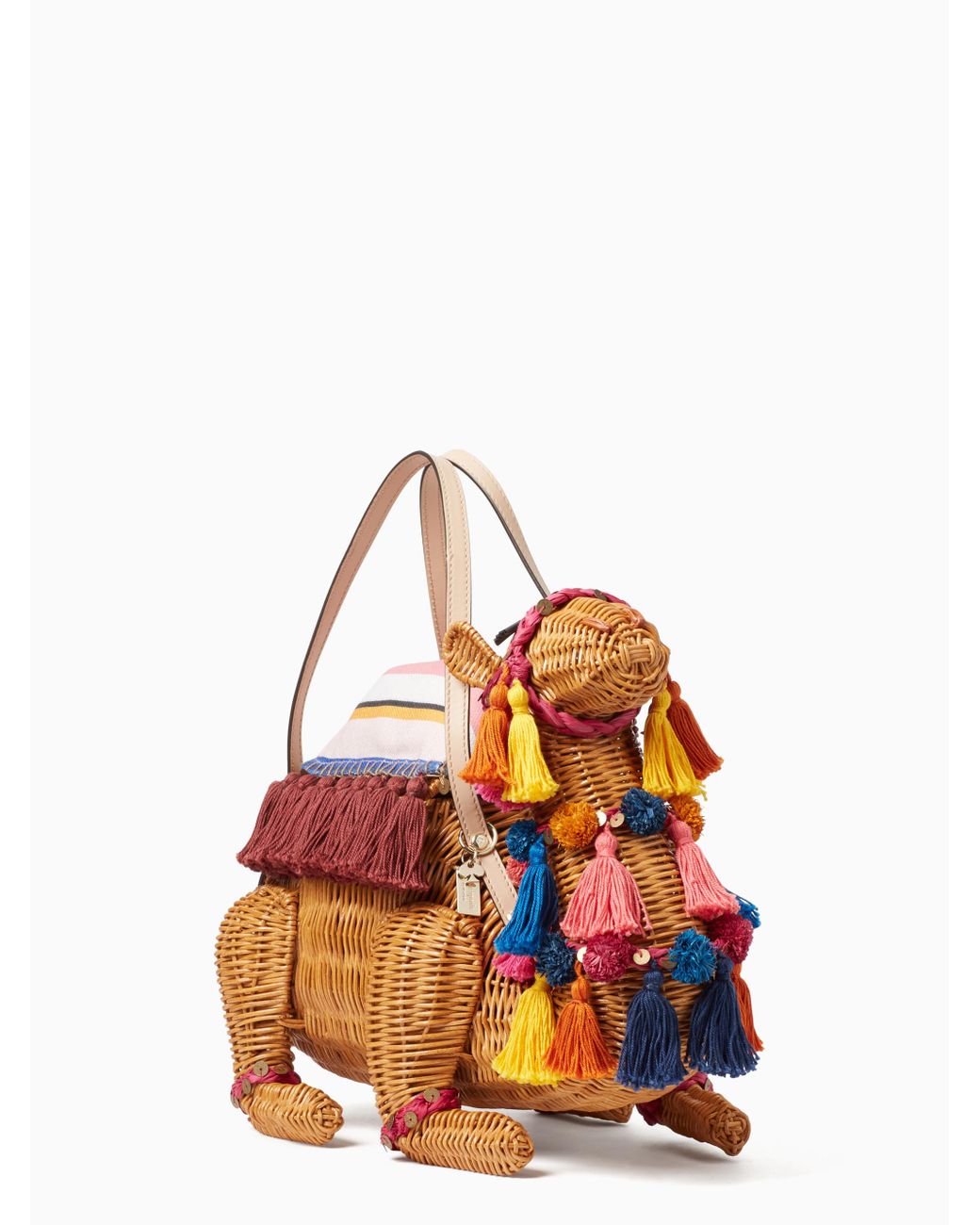 kate spade wicker camel