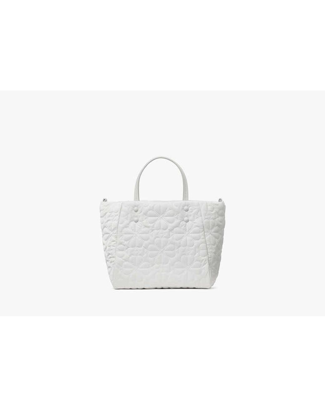 Kate Spade White Kate Spade Tilly Quilted Small Tote Bag