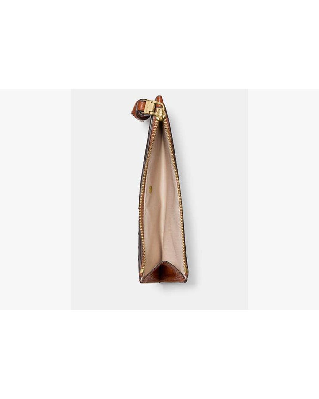 Kate Spade Brown Loop Zip Card Case