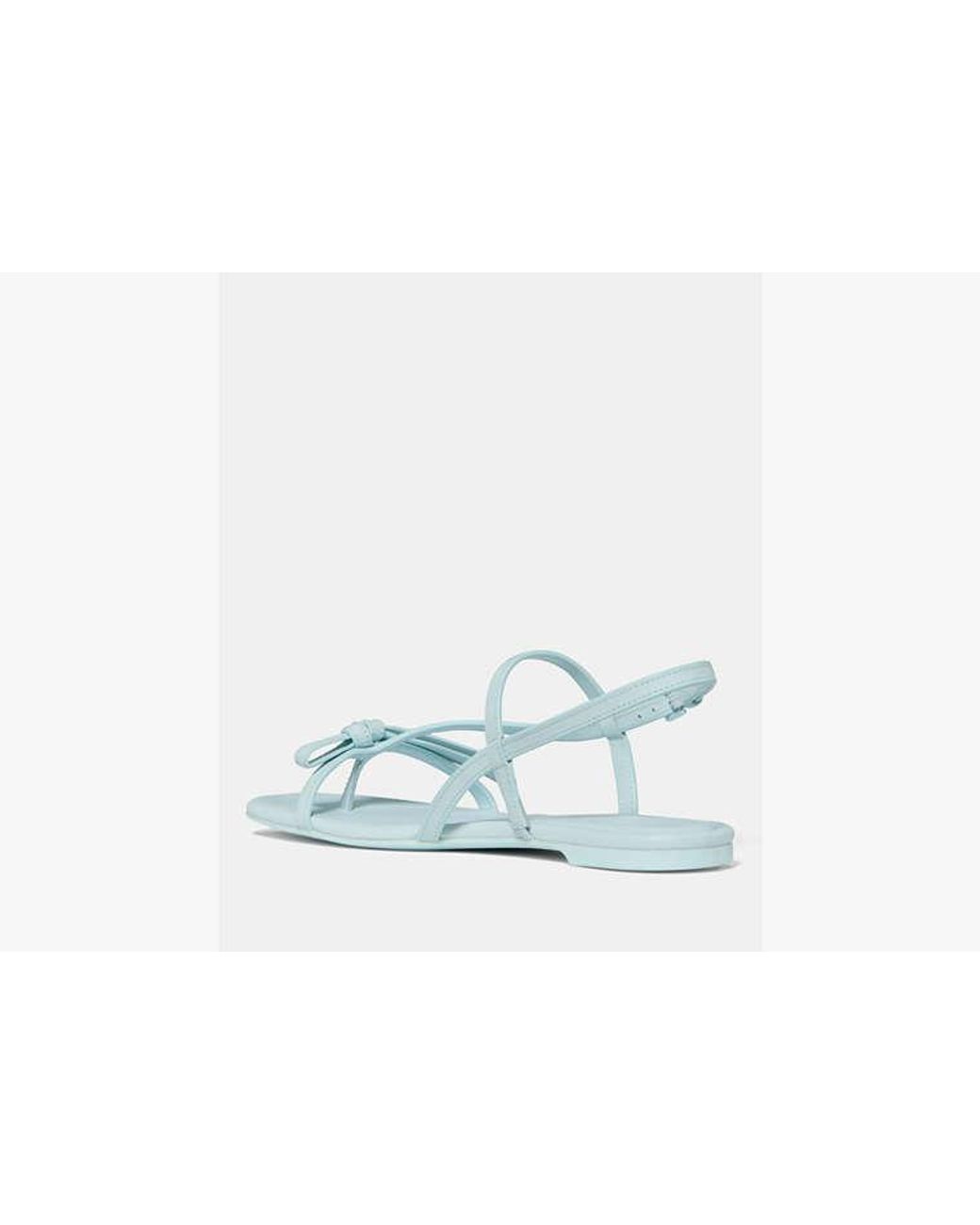 Kate Spade White Loop Flat Sandal