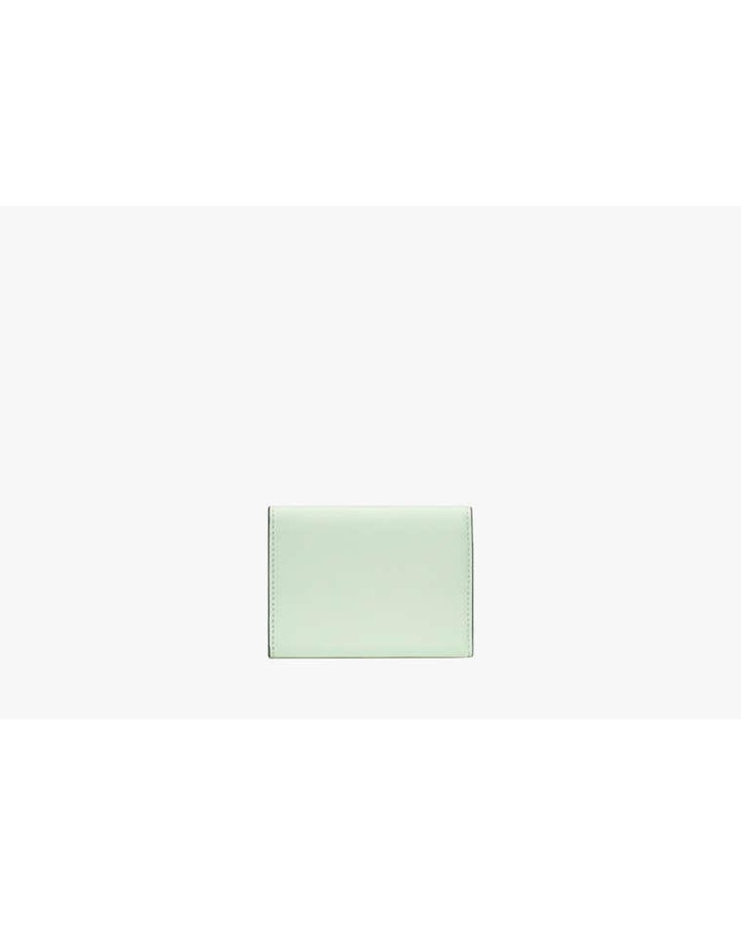 Kate Spade Green Kate Spade Label Card Case Trifold Wallet