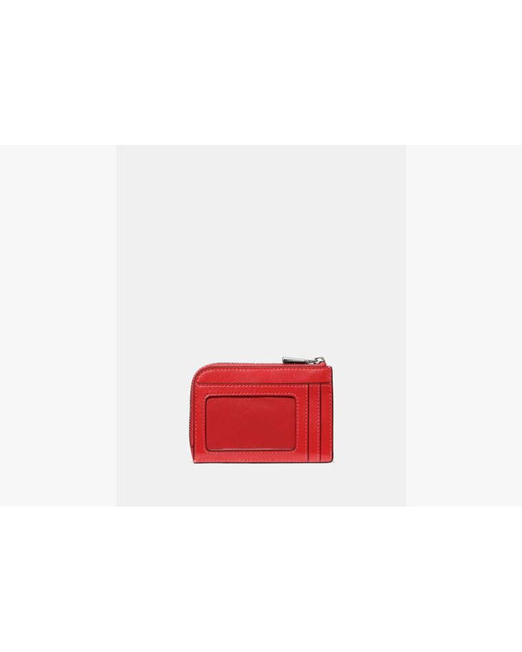 Kate Spade Red Mini Zip Card Case