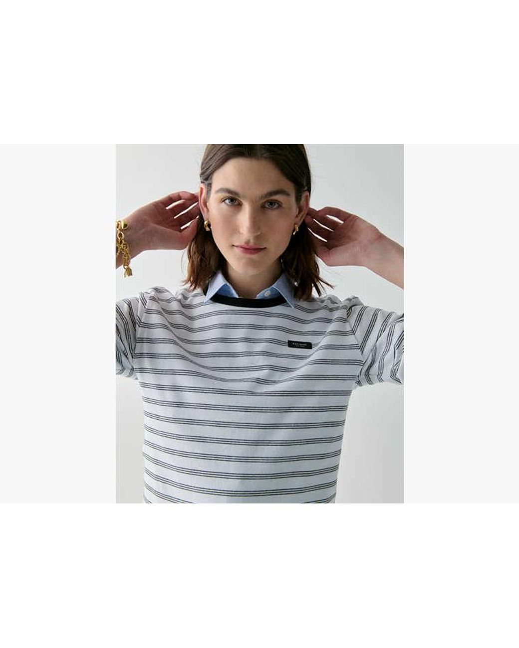 Kate Spade White Sam Icon Long Sleeve T-shirt